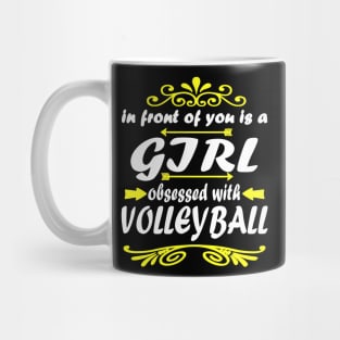 Volleyball Team Gift Girl Sport Slogan Mug